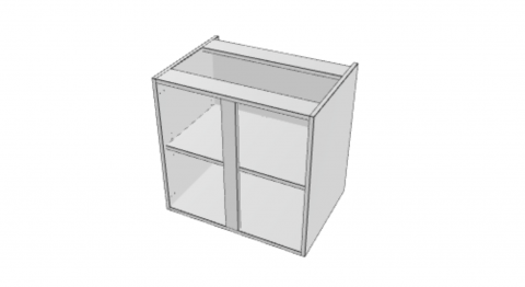 FOUCHARD - Caisson bas 2 portes h.78cm