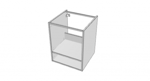 FOUCHARD - Caisson sous-évier 1 porte h.78cm