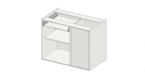 FOUCHARD - Caisson Angle retour tablettes h.78cm