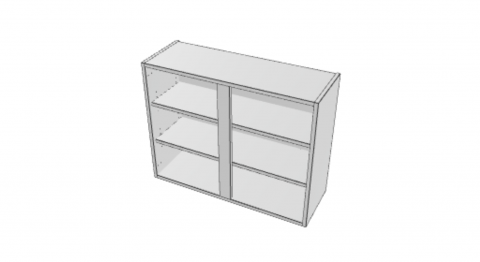 FOUCHARD - Caisson haut 2 portes h.78cm